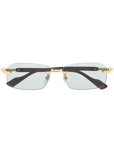 gucci reading glasses sale|gucci rimless glasses for men.